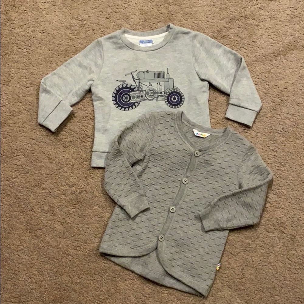 Set of 2, Jacadi sweatshirt & Joha sweater , 3T